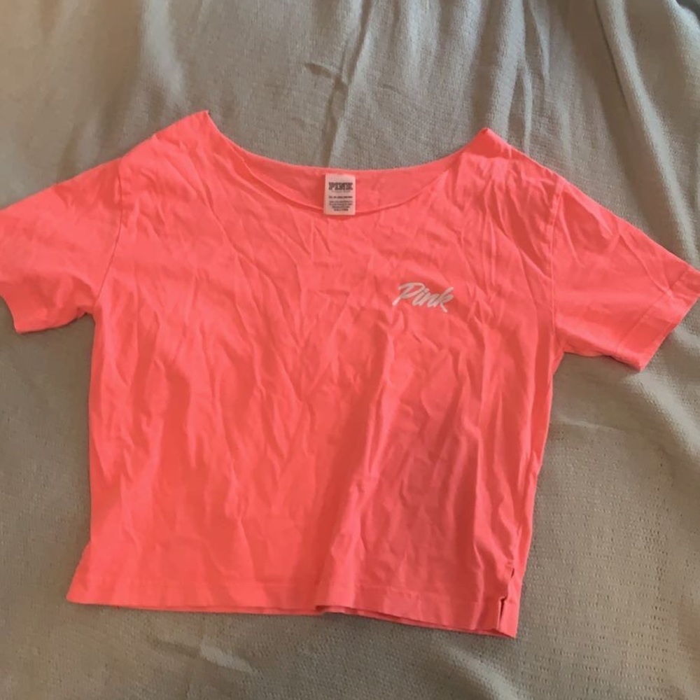 Like new pink VS crop top!!